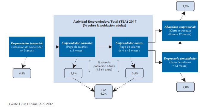 proceso emprendedor españa